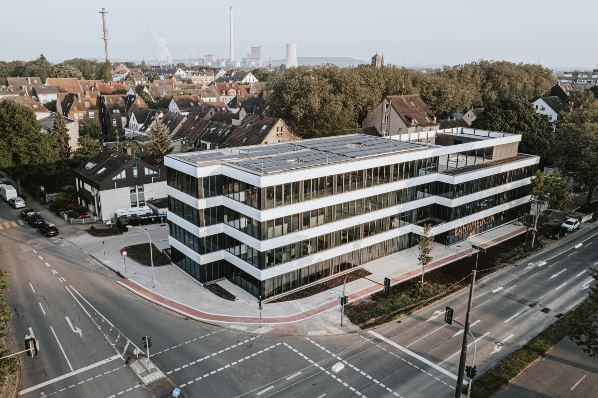 Die Denta 1 Clinic aus der Luft